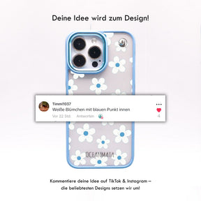 iPhone 14 Hülle - Blumen - "Ocean Bloom" - nachhaltig