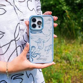 Samsung S25 Ultra Hülle - Wal blau - "WhaleLife" nachhaltig