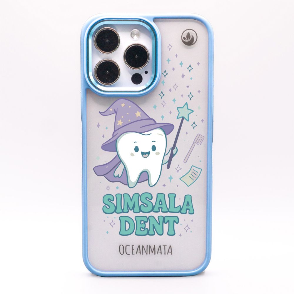 iPhone 12 pro / iPhone 12 Hülle - Welle blau - "Simsaladent" - nachhaltig