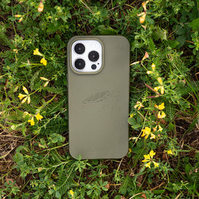 iPhone 16 pro max Hülle - grün - "TURTLE" - nachhaltig – Ansicht 4