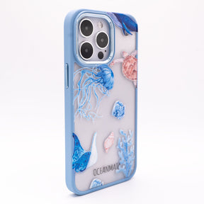 iPhone SE/7/8 Hülle - Schildkröte bunt - "Turtle & Friends" - nachhaltig