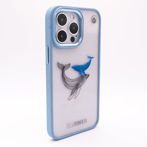 iPhone 13 pro max Hülle - Wal blau - "BlueWhale" - nachhaltig