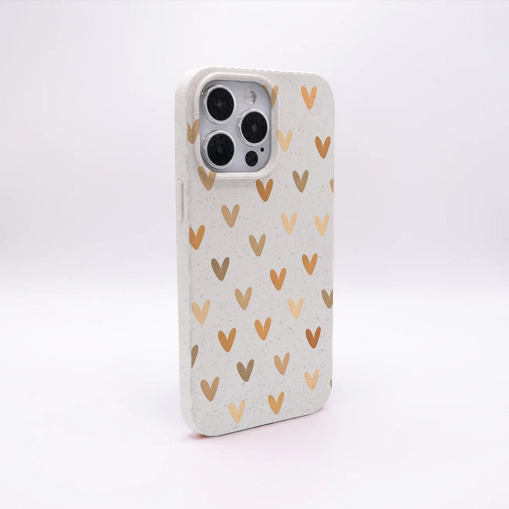 Biologisch abbaubare Handyhülle iPhone 16 pro max Autumnlove — kompostierbar — Rückseite