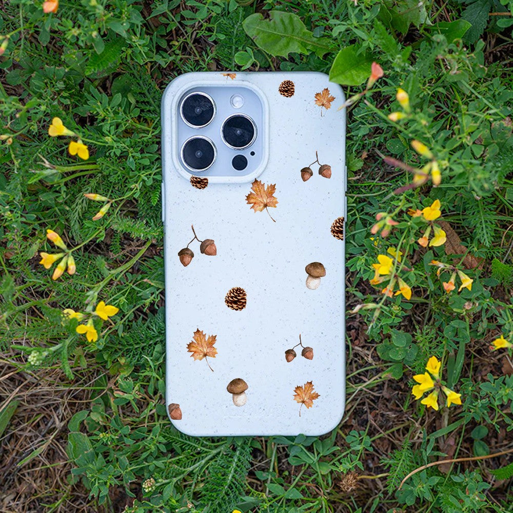 Biologisch abbaubare Handyhülle iPhone 13 Autumnseason — kompostierbar — Bonus
