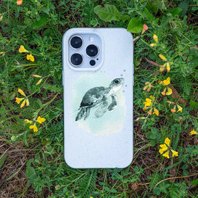 Biologisch abbaubare Handyhülle iPhone 16 pro max Babyturtle — kompostierbar — Bonus