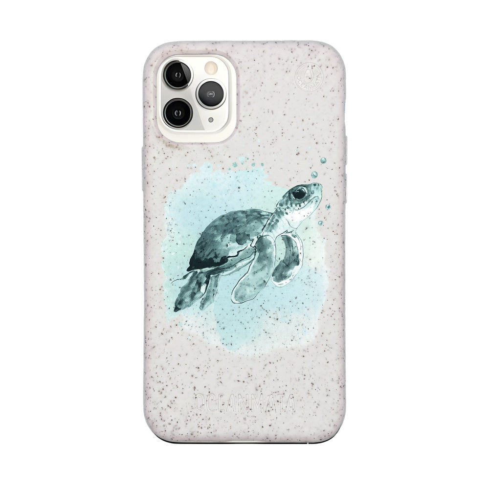 iPhone 11 Pro Case - Turtle Green - "Baby Turtle" - Sustainable