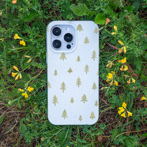 iPhone 11 pro Hülle - Winter weiß - "Winterwald" - nachhaltig