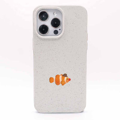 iPhone 12 mini Case - Clownfish white - "Mr. Clown-Fish" - sustainable