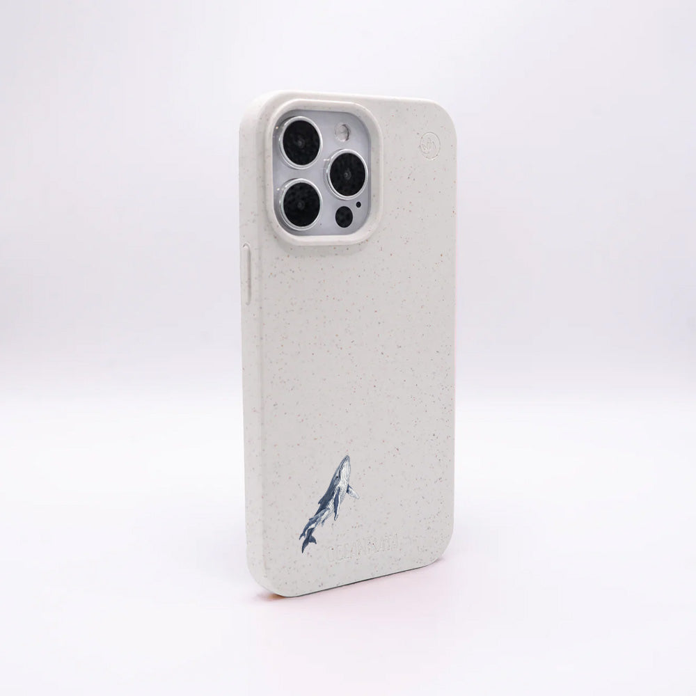 iPhone 13 Hülle - Buckelwal weiß - "OceanLullaby" - nachhaltig