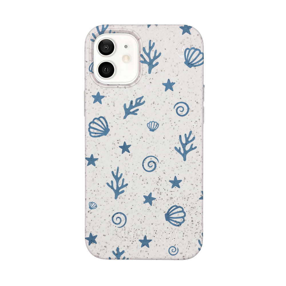 iPhone 12 mini Case - Coral White - "BlueCoralLife" - sustainable