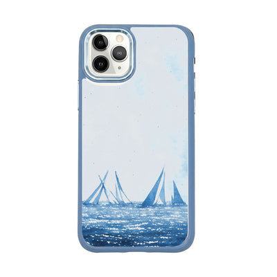 iPhone 11 Pro Case - sailing blue - "BlueHorizon" - sustainable