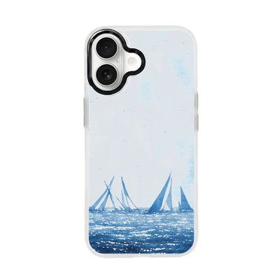 iPhone 17 Hülle - segeln blau - "BlueHorizon" - nachhaltig