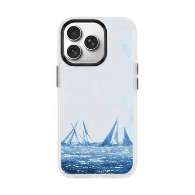 iPhone 17 Pro Case - sailing blue - "BlueHorizon" - sustainable