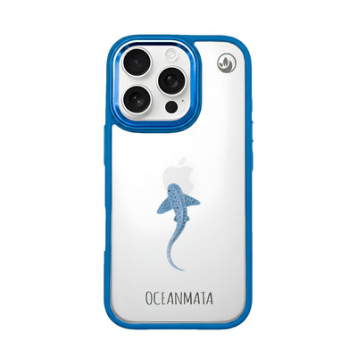 iPhone 16 Pro Case - Blue Spotted Maskray - "BlueLeopard" - sustainable