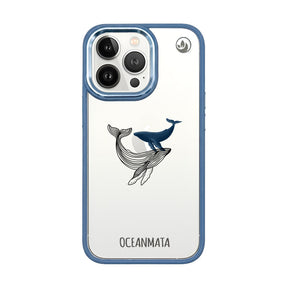 iPhone 13 pro max Hülle - Wal blau - "BlueWhale" - nachhaltig