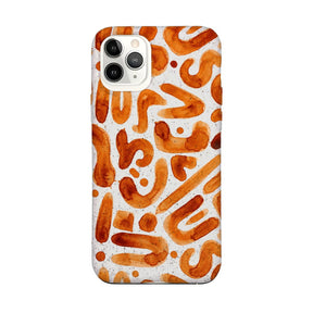 Biologisch abbaubare Handyhülle iPhone 11 pro Buchstabensuppe — kompostierbar — Vorderseite