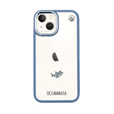iPhone 13 mini Hülle - Hai blau - "Captain Shark" - nachhaltig