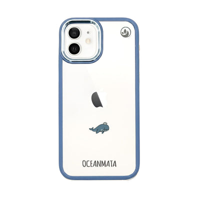 iPhone 12 mini Case - Whale blue - "Captain Whale" - sustainable