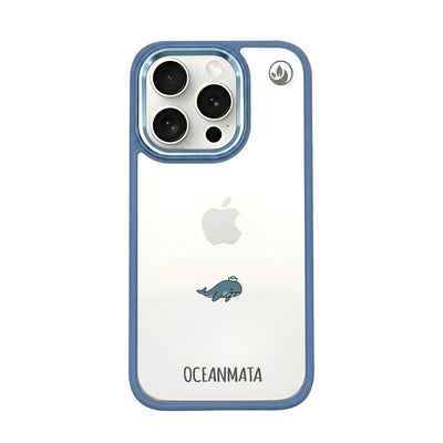 iPhone 15 Pro Max Case - Whale Blue - "Captain Whale" - Sustainable
