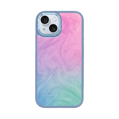 iPhone 15 hoesje - "Gekleurd marmer" duurzaam