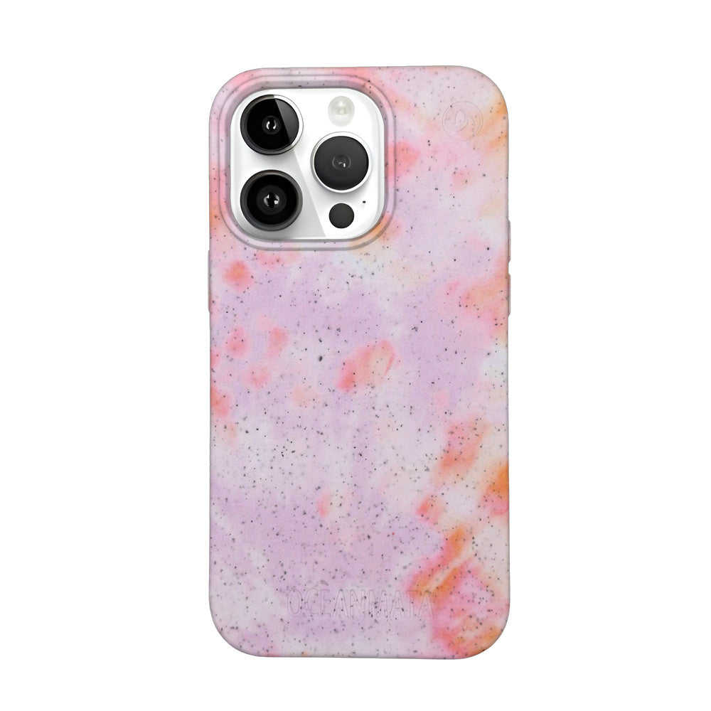 iPhone 14 pro max hoesje - koraaloranje - "Coralful" - duurzaam