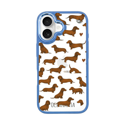 iPhone 16 hoesje - Teckel - "Teckel" - duurzaam