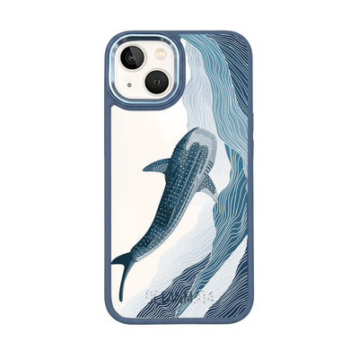 iPhone 13 Case - Whale Shark Blue - "DeepWater" - Sustainable