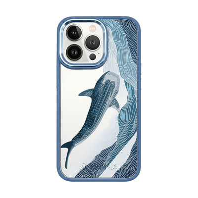 iPhone 13 Pro Case - Whale Shark Blue - "DeepWater" - Sustainable