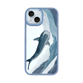 iPhone 15 Case - Whale Shark Blue - "DeepWater" - sustainable