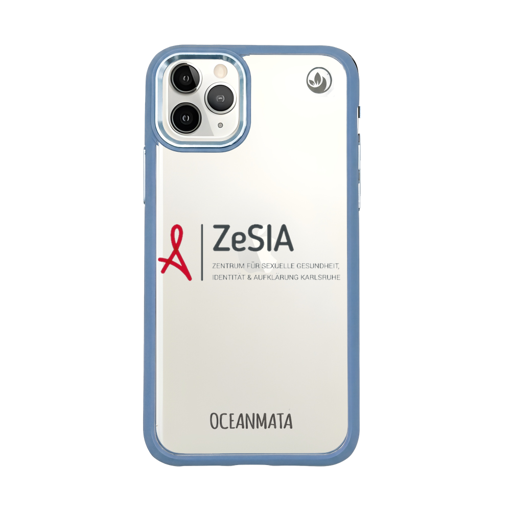 ZeSIA Karlsruhe × OceanMata Clear Case – iPhone 11 Pro (Pattern)
