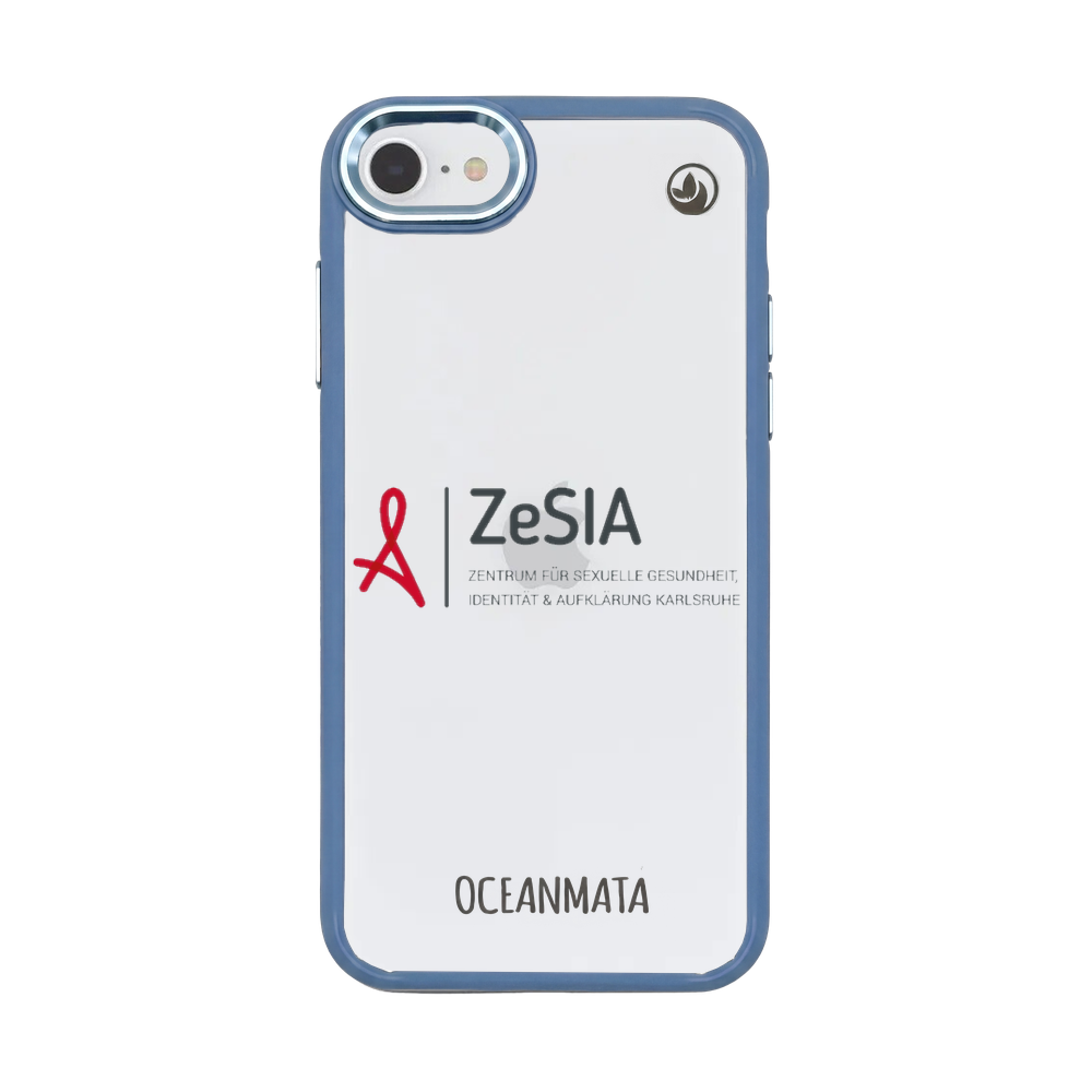 ZeSIA Karlsruhe × OceanMata Clear Case – iPhone SE/7/8 (Pattern)