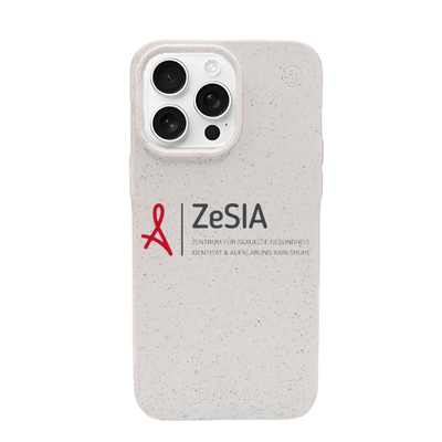ZeSIA Karlsruhe × OceanMata Hülle Weiß – iPhone 15 pro (Muster)