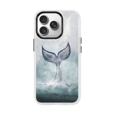 iPhone 17 pro Hülle - Delfin blau - "Dolphin" - nachhaltig