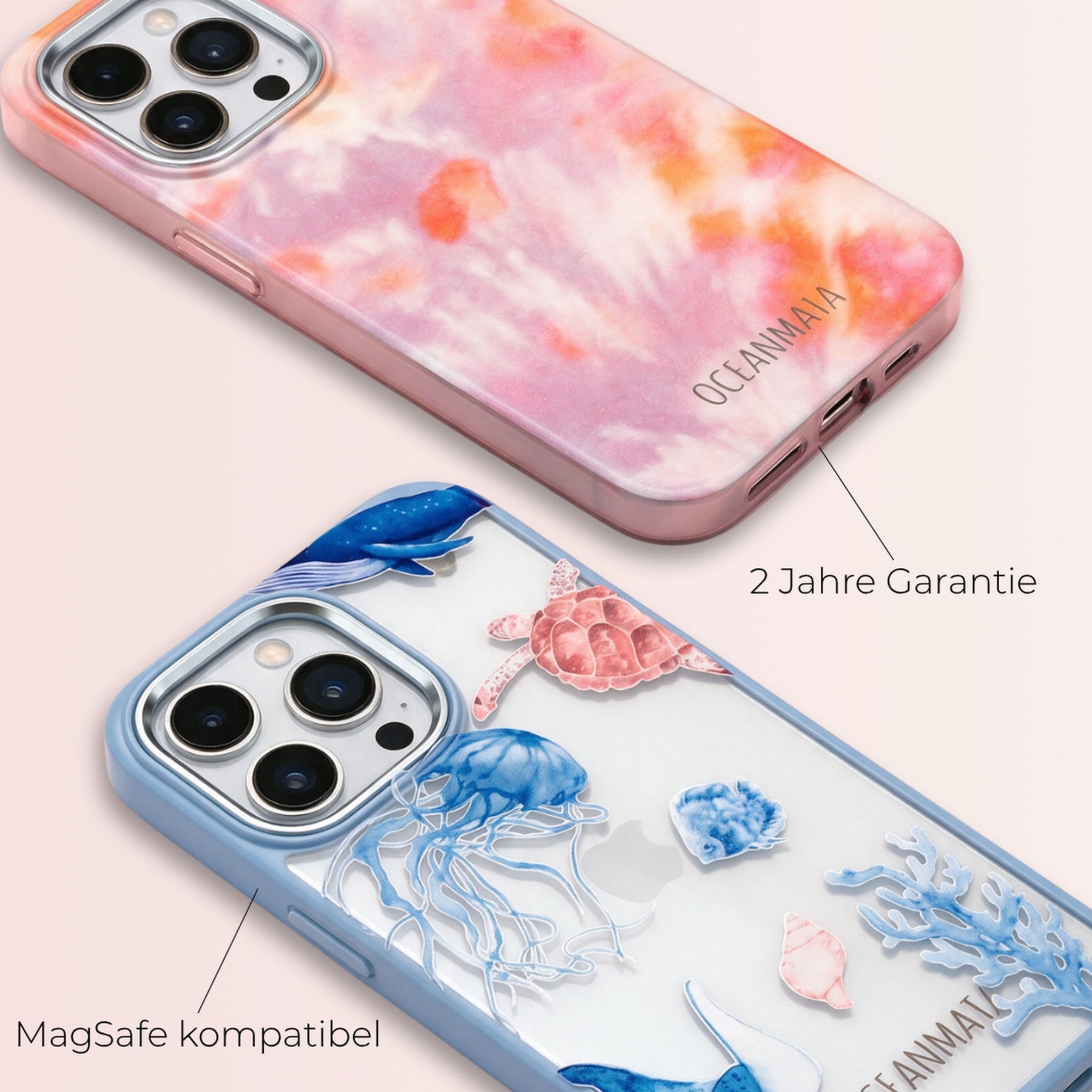 Nachhaltige Handyhülle Samsung S26 Whalelife aus Ocean Plastic — Garantie & MagSafe-Kompatibilität