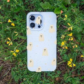 iPhone 11 Hülle - Geist weiß - "LittleGhost" - nachhaltig