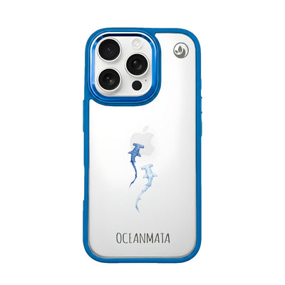 iPhone 16 Pro Max Case - Shark Blue - "Hammerhead" - Sustainable