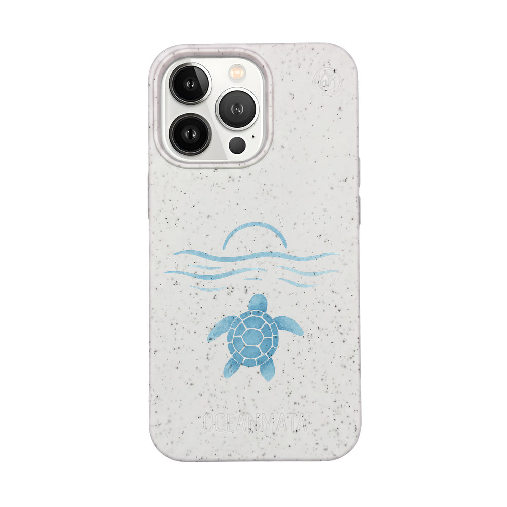 iPhone 13 Pro Max Case - White - "Into the Sun" - Sustainable