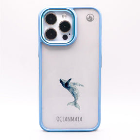 iPhone 13 pro max Hülle - Wal blau - "Joy" - nachhaltig