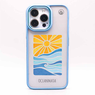 iPhone 16 pro Hülle - Meer blau - "Sun&Sea" - nachhaltig