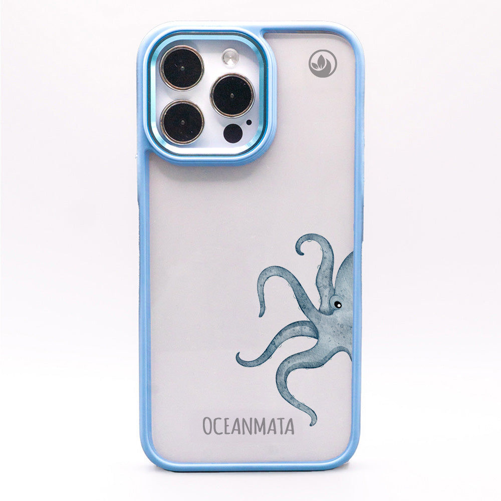 iPhone SE/7/8 Hülle - Oktopus blau - "TentacleTheory" - nachhaltig