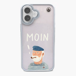 iPhone 17 Hülle - Moin blau - "Ostfriese" - nachhaltig