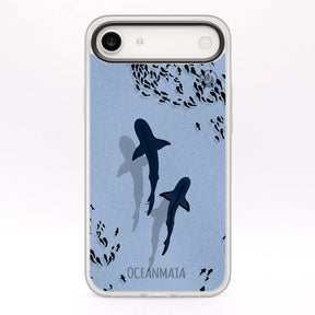 iPhone 17 Air Hülle - Hai blau - "Into the blue" nachhaltig