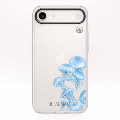 iPhone 17 Air Case - Jellyfish Blue - "Jellies" - sustainable