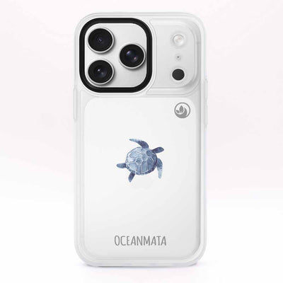 iPhone 17 pro Hülle - Turtle blau - "Shellie" - nachhaltig