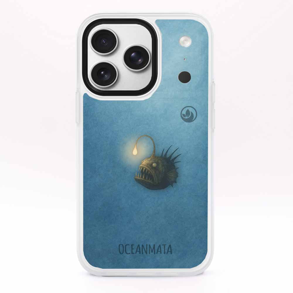 iPhone 17 pro Hülle - Anglerfisch blau - "Sour" - nachhaltig