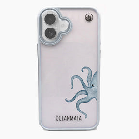 iPhone 17 Hülle - Oktopus blau - "TentacleTheory" - nachhaltig