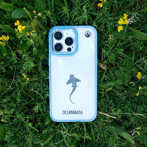 iPhone 17 pro max Hülle - Leopardenhai blau - "BlueLeopard" - nachhaltig