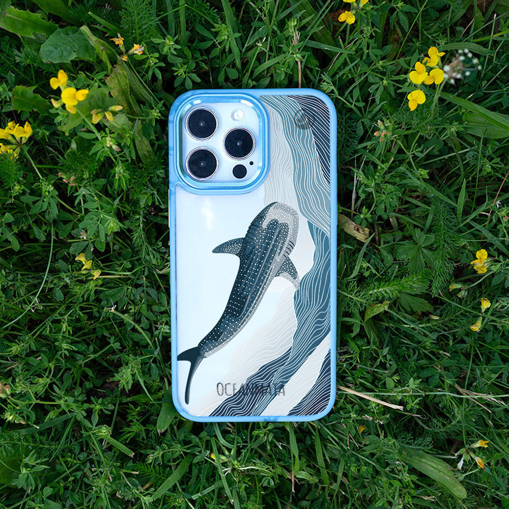 iPhone 13 mini Hülle - Walhai blau - "DeepWater" - nachhaltig