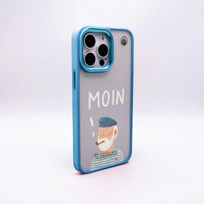 iPhone 17 Air Hülle - Moin blau - "Ostfriese" - nachhaltig