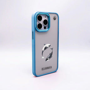 iPhone 16 pro Hülle - Orca blau - "OrcaFlow" - nachhaltig